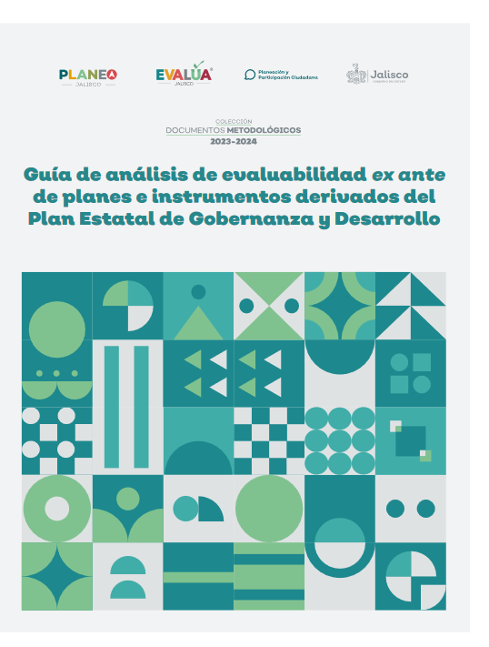 Portada Guía Análisis de evaluabiliad ex ante de planes e instrumentos derivado del Plan Estatal de Gobernanza y Desarrollo